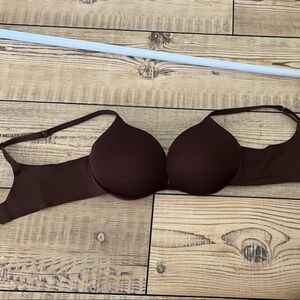 SKIMS Chocolate Brown Smooth T-Shirt Bra